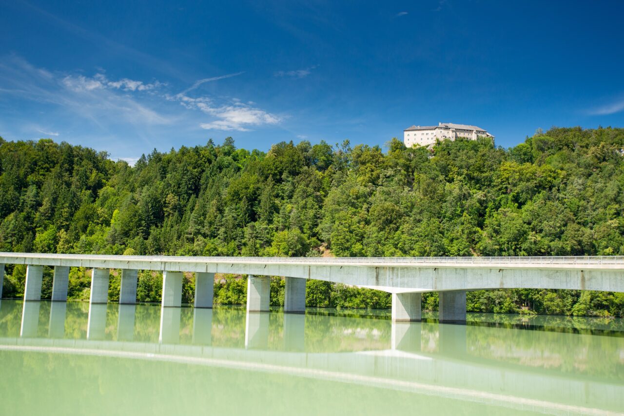 Drau Radweg bei Villach